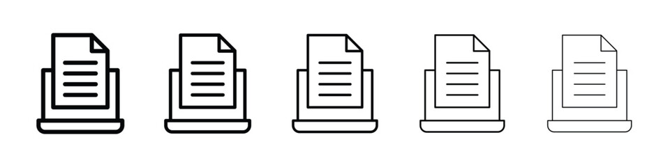Obraz premium Content marketing icon for mobile concept and web design.