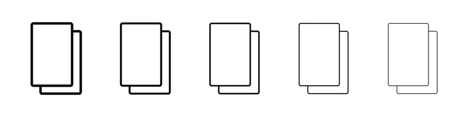 Copy icon for mobile concept and web design.