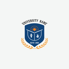 3253 educational logo school college university learning institute book academy organization