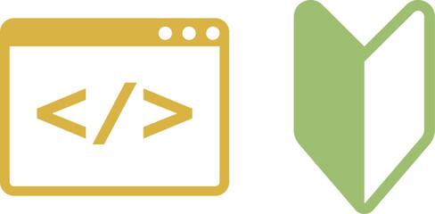 プログラミング　初心者　アイコン