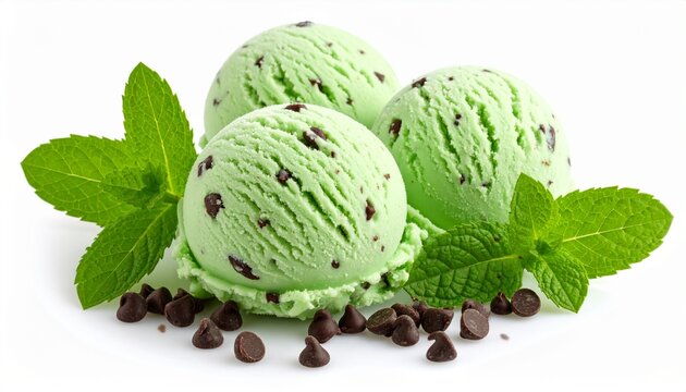 Mint Choc Chip Ice Cream_One of the UK's favorite scoop flavors.