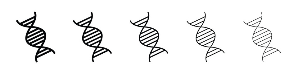 DNA icon for mobile concept and web design.