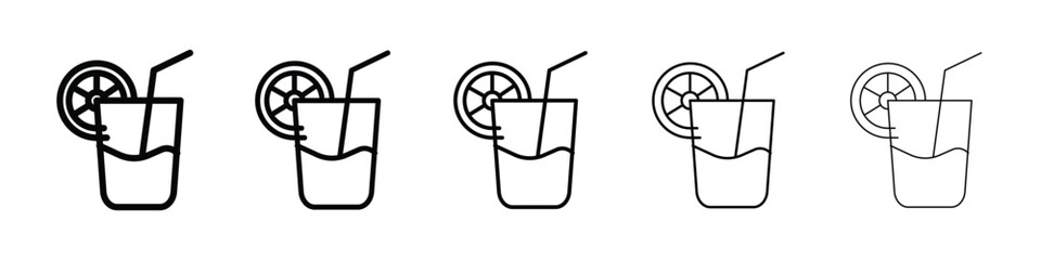 Drink icon for mobile concept and web design.
