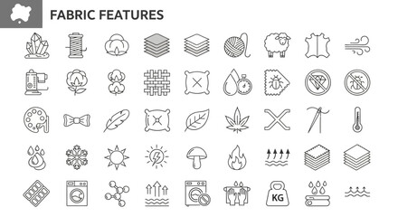 Comprehensive Guide to Fabric Features Icons and Descriptions