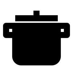 kitchen solid icon set