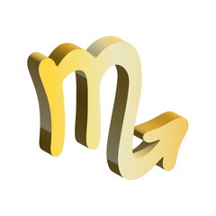3d scorpio zodiac sign Astrology clipart Element for design