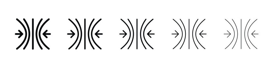 Elastic icon for mobile concept and web design.