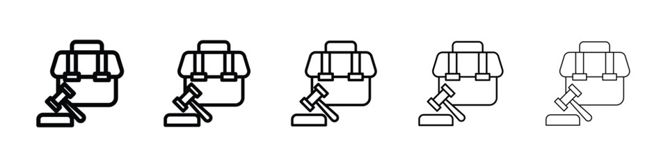 employment law icon for mobile concept and web design.