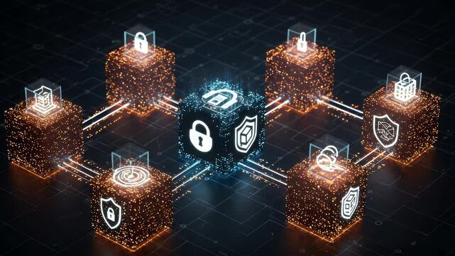 Network security system with interconnected data cubes