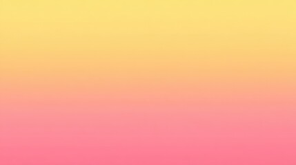 Obraz premium Gradient transition from pastel pink to soft yellow creating a warm, smooth color background