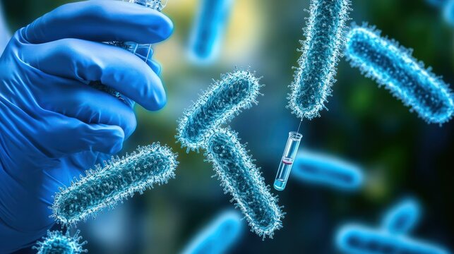 Microscopic World: Bacteria Research and Analysis - Powered by Adobe