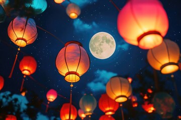 lantern festival day concept.