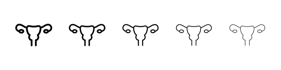 Gynecology icon for mobile concept and web design.