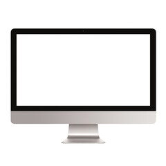 Blank - screen Desktop Computer Monitor Material, for Interface Design, Product Display, Tech Promotion, PNG Format