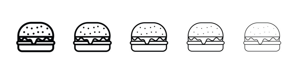 Hamburger icon for mobile concept and web design.