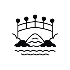 Bridge  Icon vector