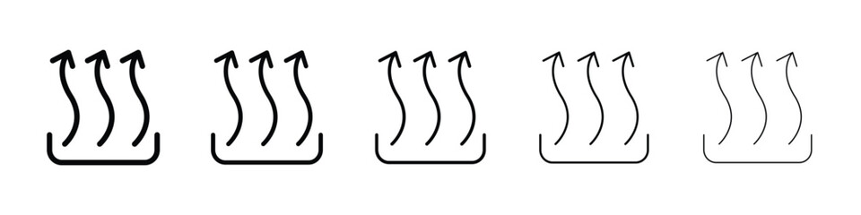 Heat icon for mobile concept and web design.