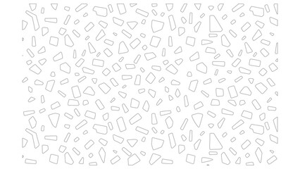 Geometric broken tiles pattern in clean design