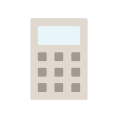 文具_フラット_電卓