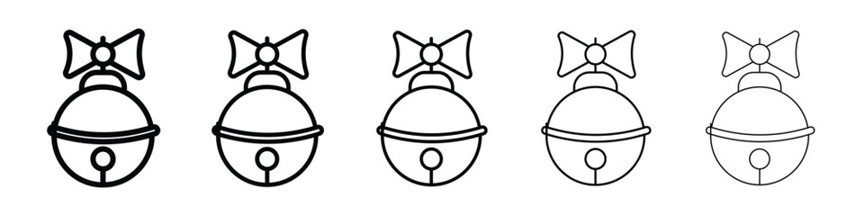 Jingle bell icon for mobile concept and web design.