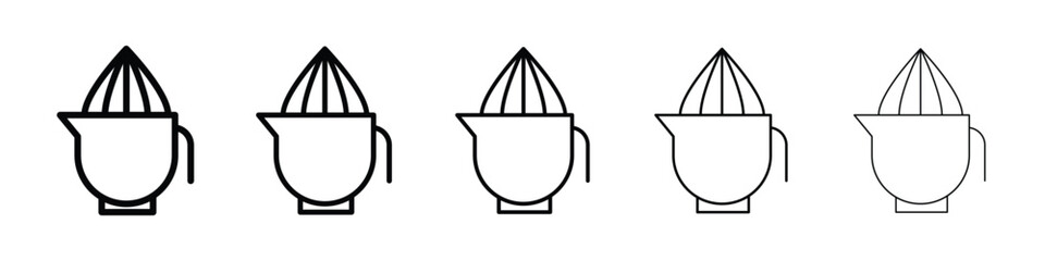 Juicer squeezer icon for mobile concept and web design.