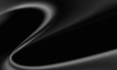 monochrome color gradation (black, white, and gray) that resembles fluid or wave movement, accompanied by a sandy texture or 