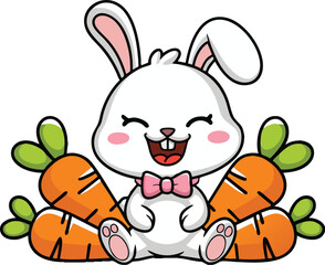 rabbit and carrot	