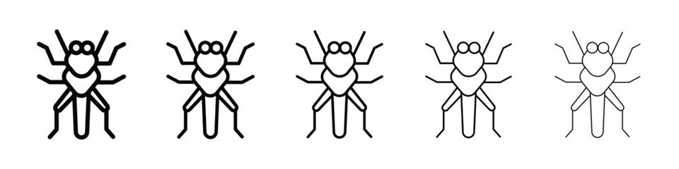 Locust icon for mobile concept and web design.