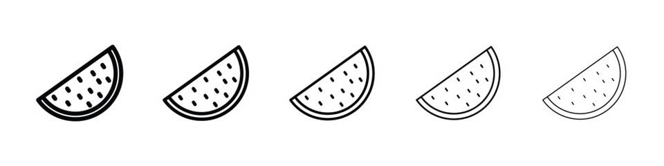 Melon icon for mobile concept and web design.