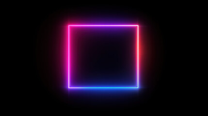 Fototapeta premium Minimalistic neon background, glowing, cyberpunk futuristic style