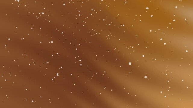 Sfondo astratto marrone dorato con particelle luminose