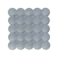 Concrete template podium pedestal for show cosmetic or skin care products display on transparent background png file