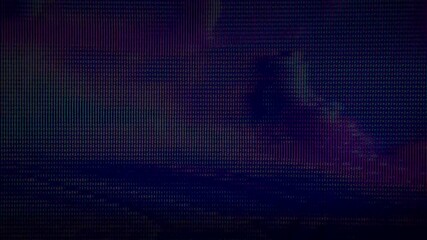 Authentic analog video glitch with VHS noise and cinematic grain details. featuring pixel distortion and scan lines perfect for old school visual effects or digital aesthetic projects - Powered by Adobe