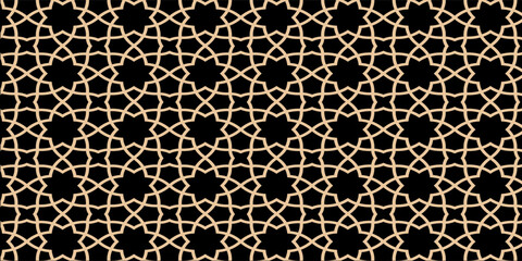  Geometric vector pattern with triangular elements. abstract ornament for wallpapers and backgrounds. Black and white colors.Eps10