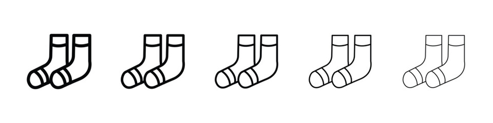 Socks icon for mobile concept and web design.