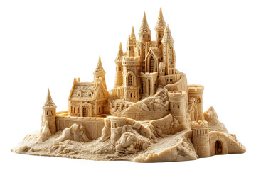 Sandcastle Fortress Art Piece