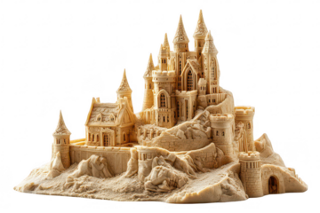 Sandcastle Fortress Art Piece