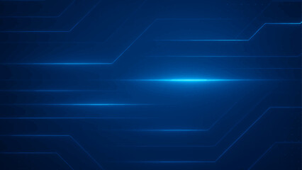 Abstract blue background with flowing lines for a futuristic digital technology design