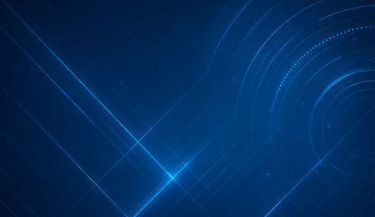 Blue abstract background with dynamic lines, evoking a futuristic sense of technology and energy