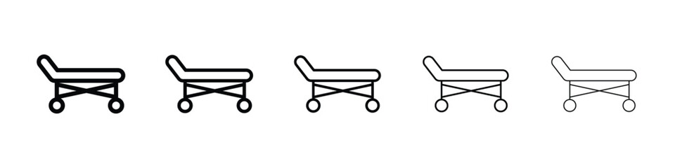 Stretcher icon for mobile concept and web design.