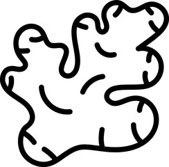 Ginger Vector Icon Stock Illustration