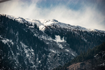 snow covered mountain