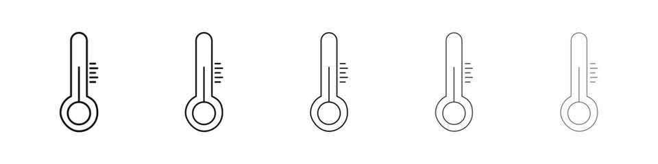 Temperature icon for mobile concept and web design.