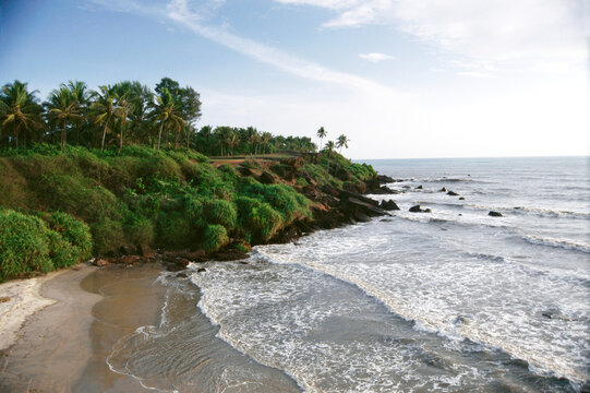 Meenkunnoe beach near Kannur, Kerala, India