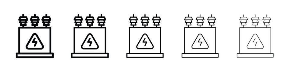 Transformer icon for mobile concept and web design.