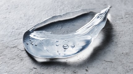 Macro close-up of hydrating gel for men in artokiss studio setting