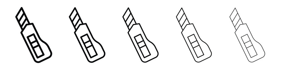 Utility knife icon for mobile concept and web design.