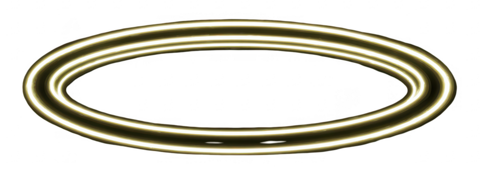 Golden ringed oval