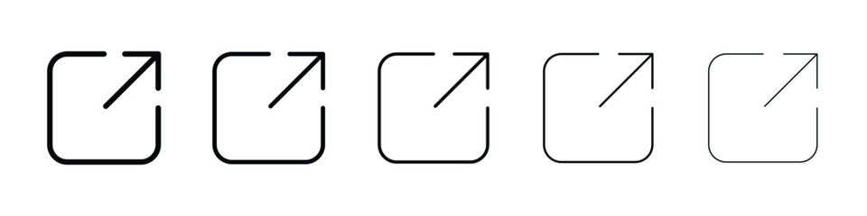 Window Maximize icon for mobile concept and web design.