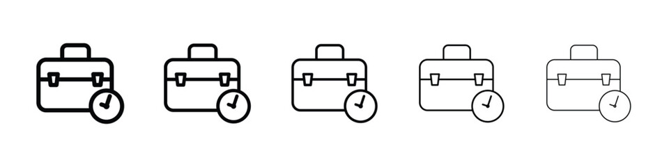 Work experience icon for mobile concept and web design.